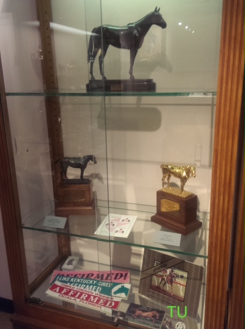 Collection of Affirmed memorabilia with Eclipse Awards