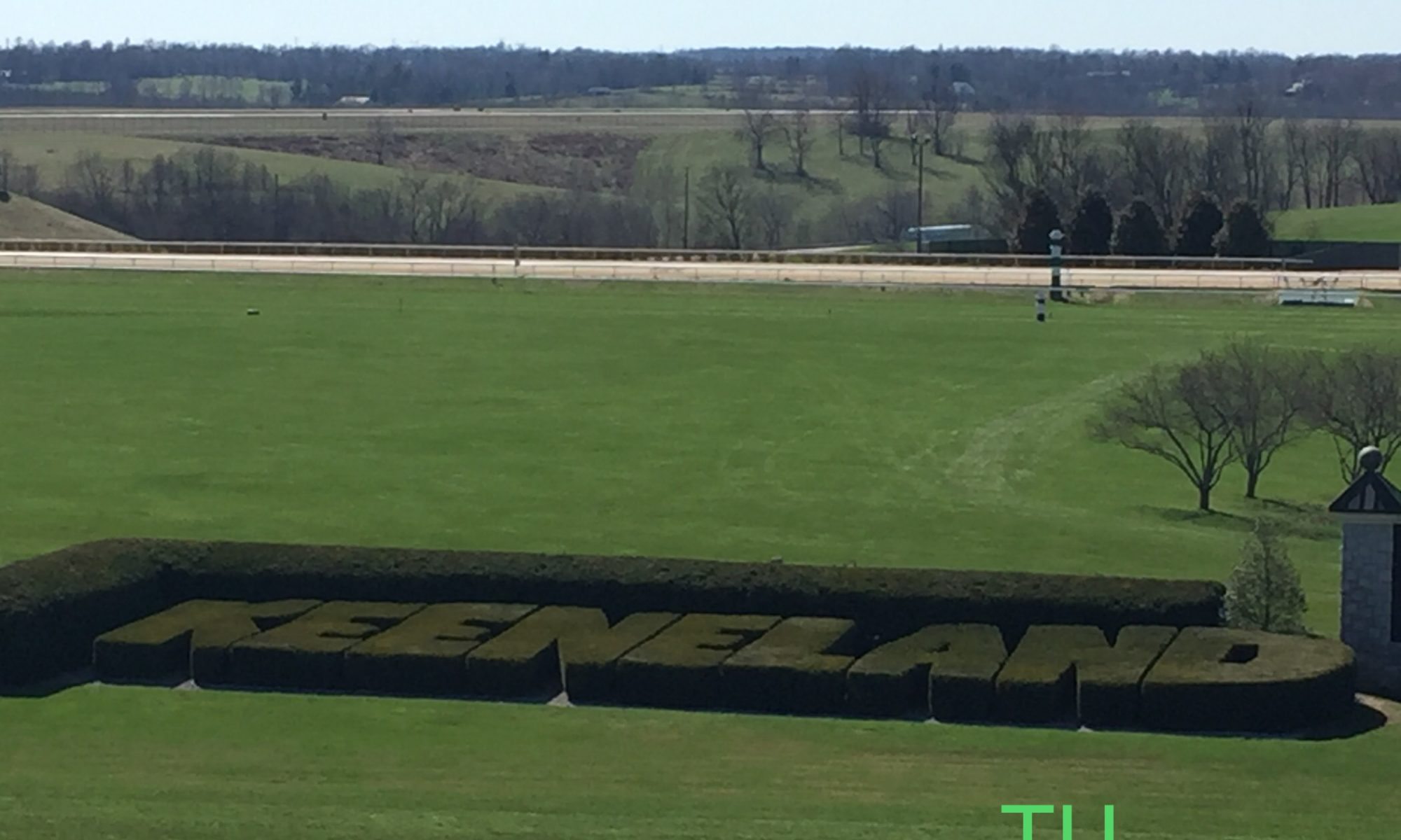 Keeneland's racetrack!