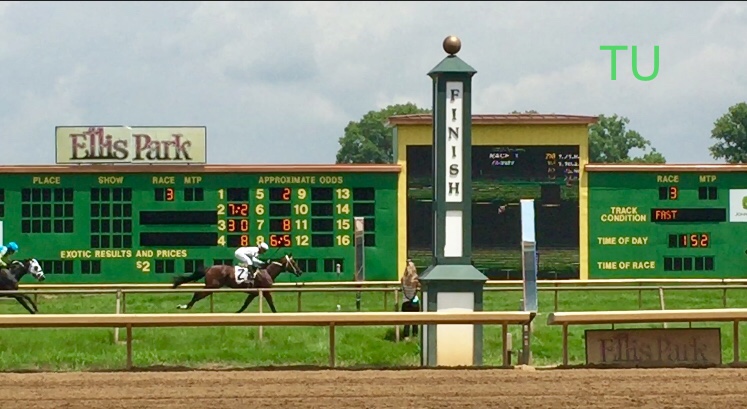 Christmas Sky wins for Tyler Baze and Steve Asmussen at Ellis Park.