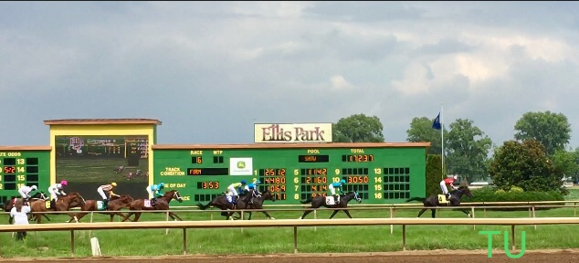 Crypto Cash races in his first start at age 2 at Ellis Park!