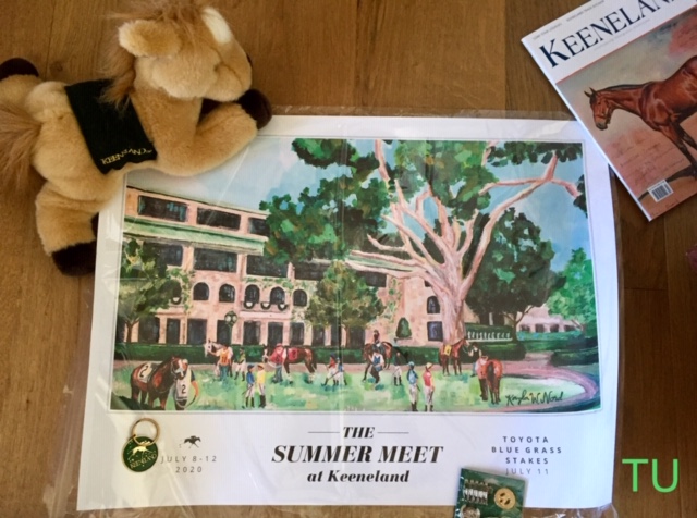 The Summer Meet at Keeneland: 2020 print by Kayla W. Nord