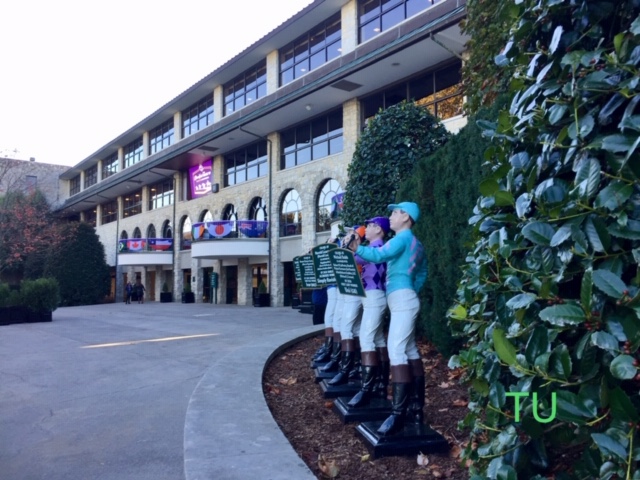 Keeneland is always impeccably groomed.  They dress it up big time for Breeders' Cup.