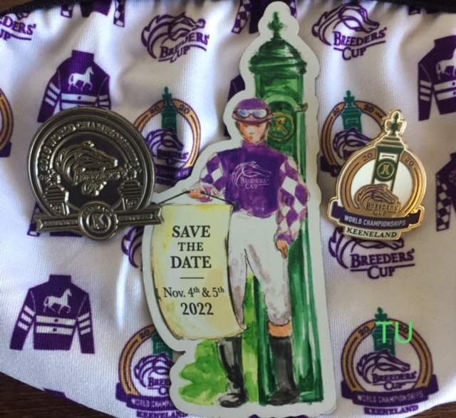 Memorabilia from Keeneland's Breeders' Cup events, 2015, 2020 and 2022!