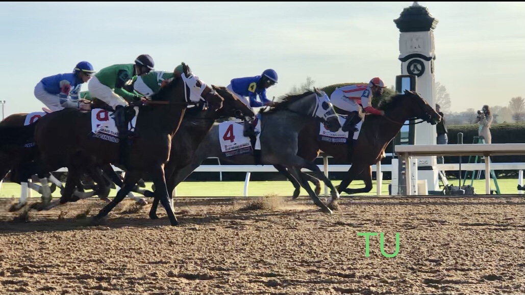 Essential Quality races to the finish in the Blue Grass Stakes. He is a favorite for the 147th Kentucky Derby!