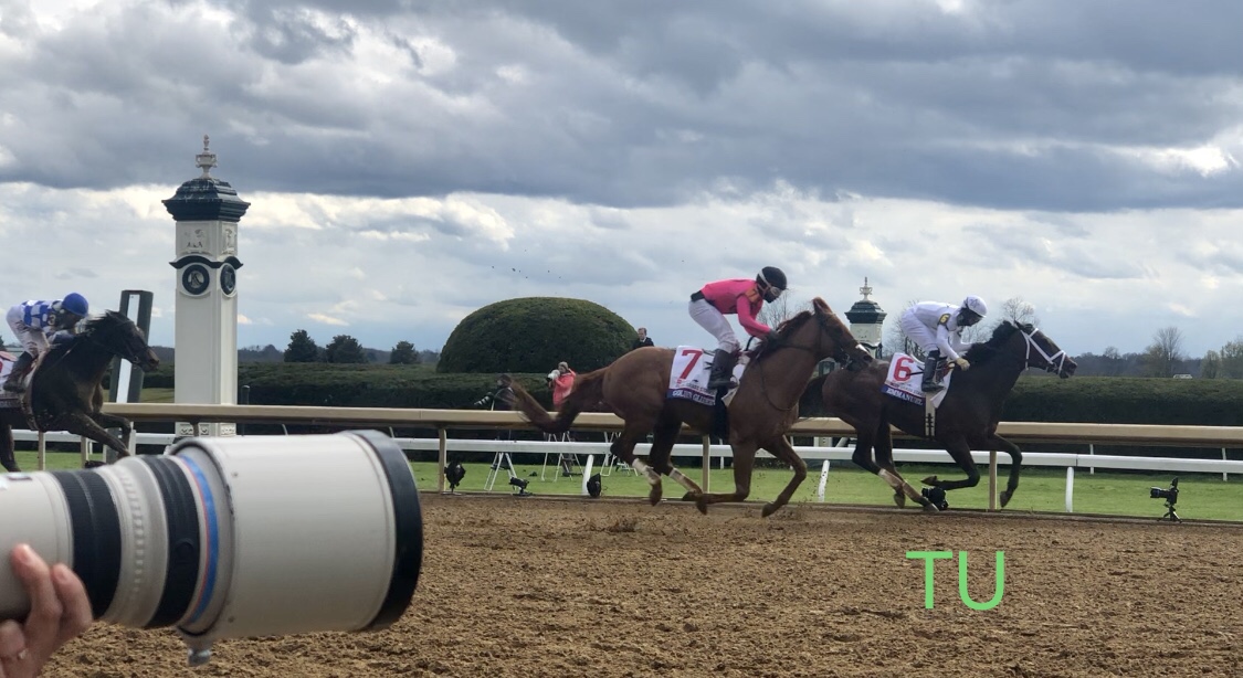 Golden Glider glides through the finish line in Keeneland's Blue Grass Stakes. How will he do in the Belmont Stakes?