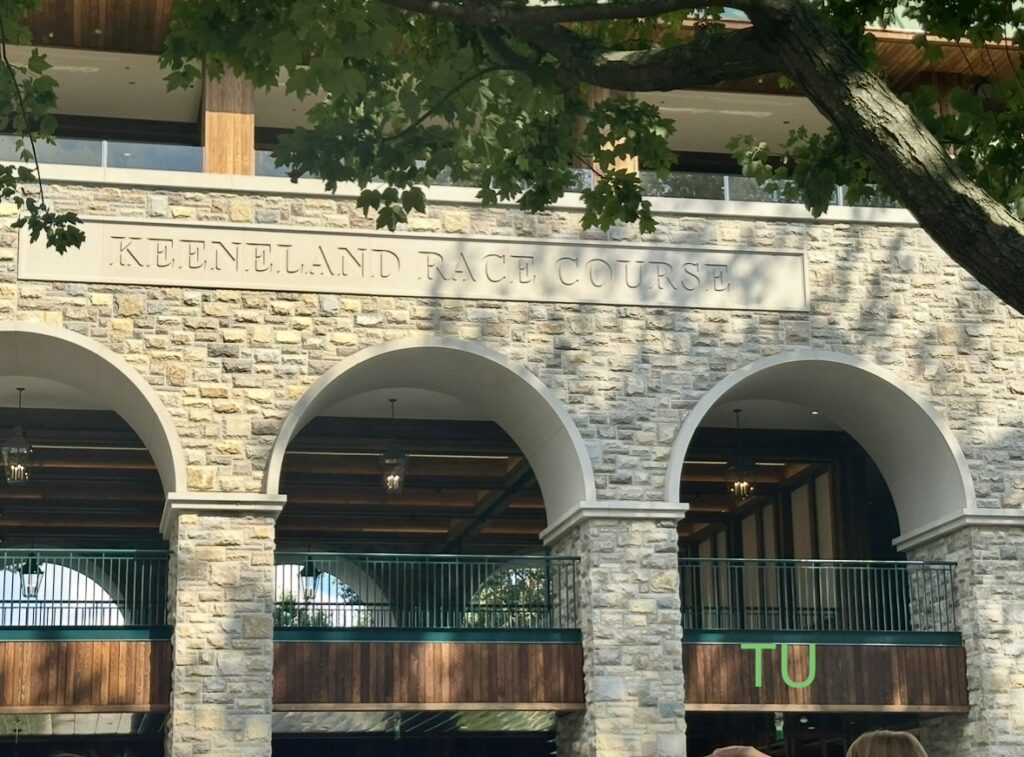 Beauty surrounds all of Keeneland. It is truly something to experience.